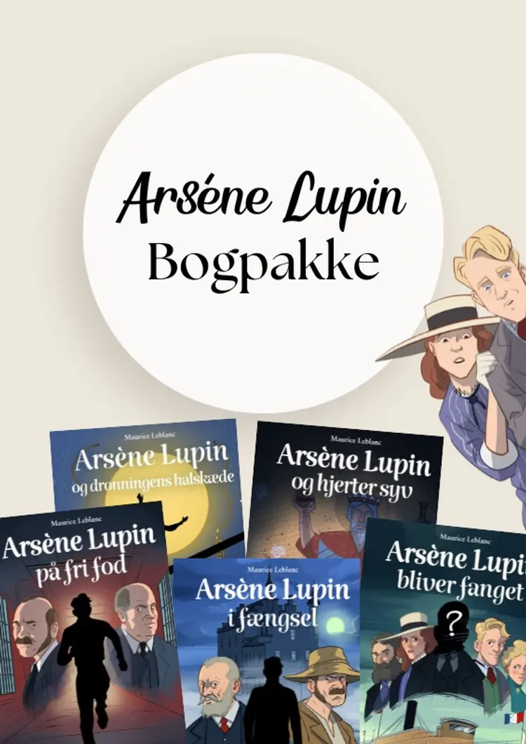 Arsène Lupin Bogpakke af Maurice Leblanc