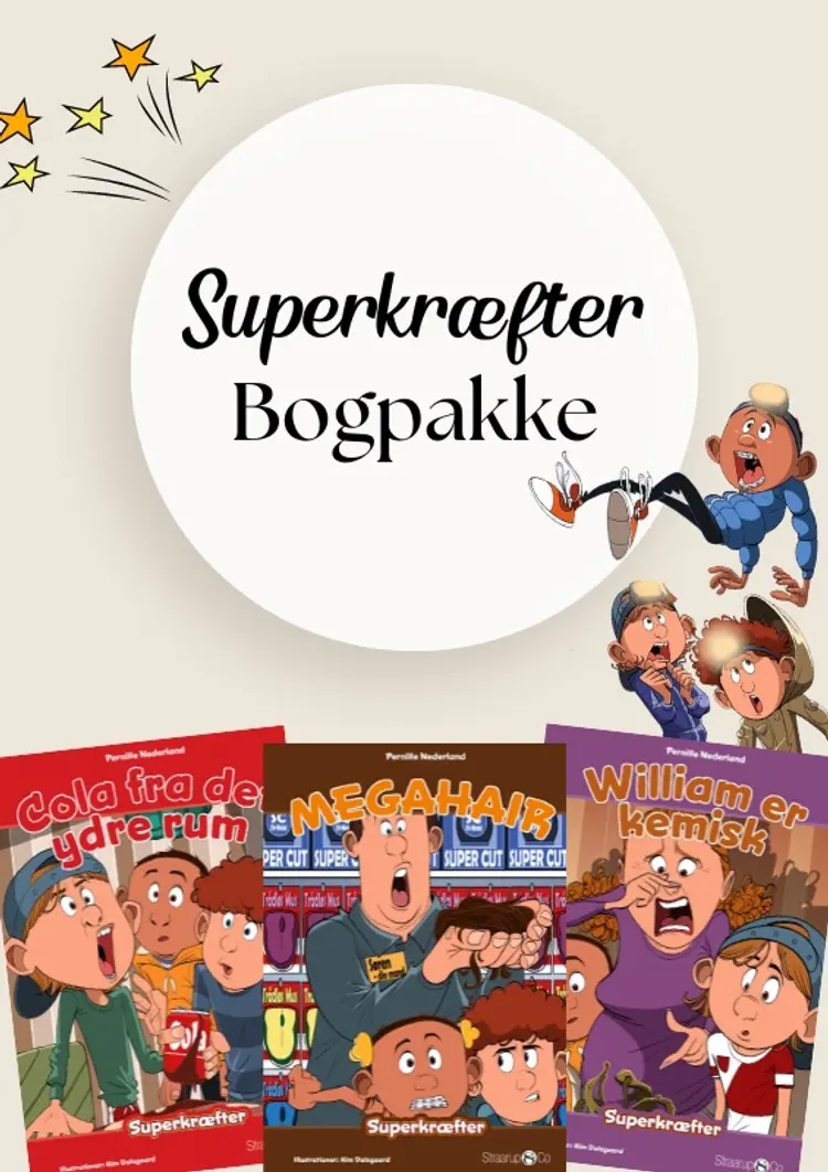 Superkræfter Bogpakke af Pernille Nederland