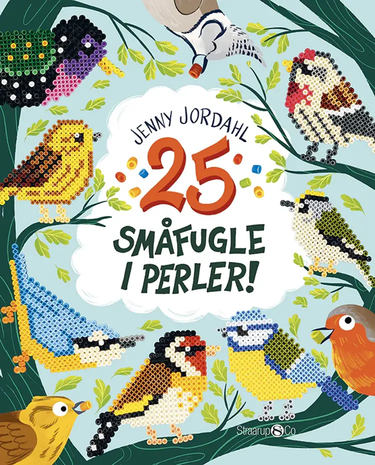 25 småfugle i perler af Jenny Jordahl