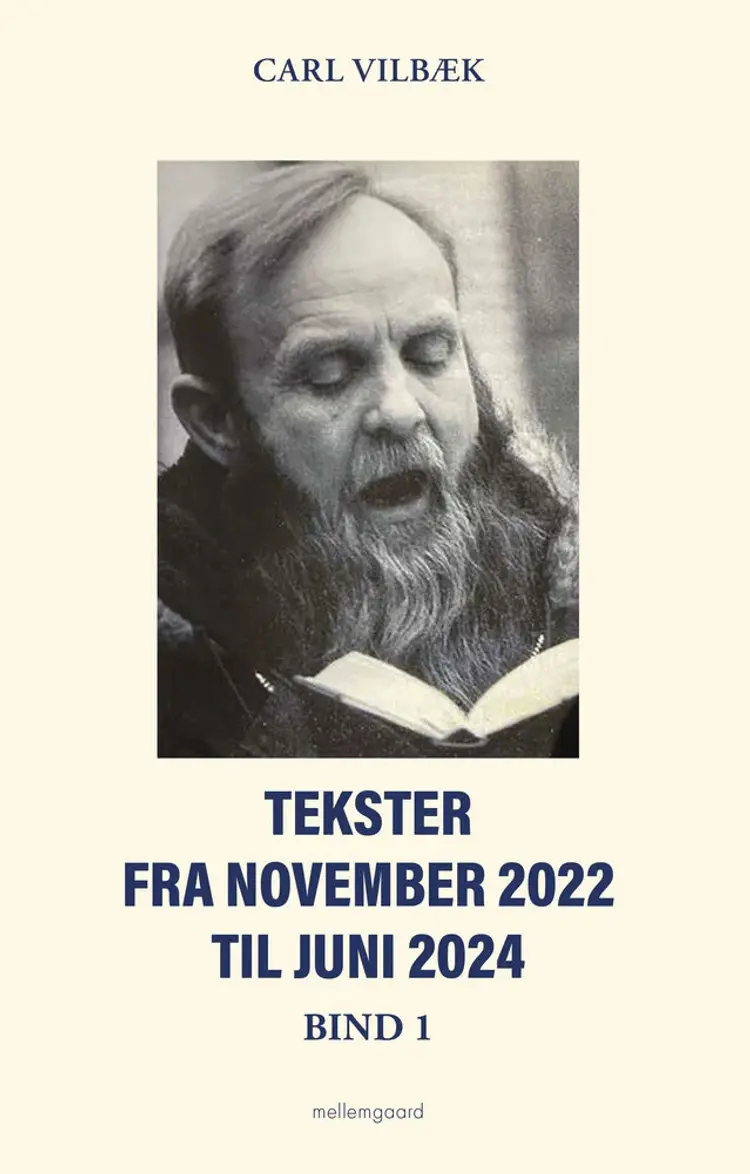 Tekster fra november 2022 til juni 2024 bind 1  af Carl Vilbæk