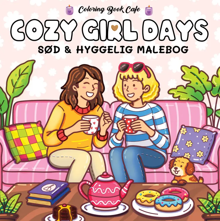 Malebog: Cozy Girl Days - Cozy Coloring af Coloring Book Cafe