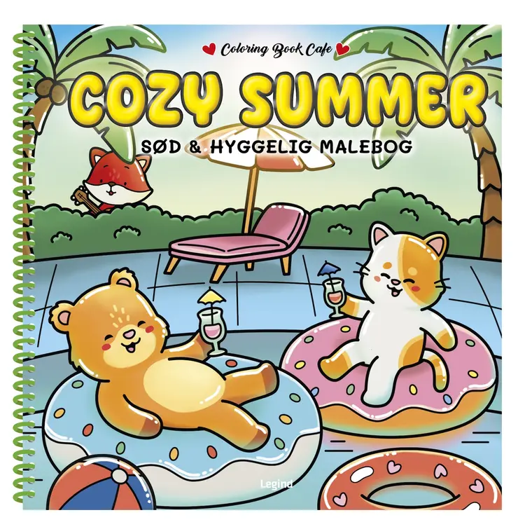 Malebog: Cozy Summer - Cozy Coloring af Coloring Book Cafe