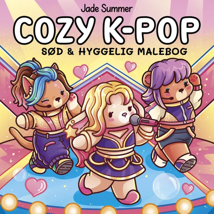 Malebog: Cozy K-Pop - Cozy Coloring af Jade Summer