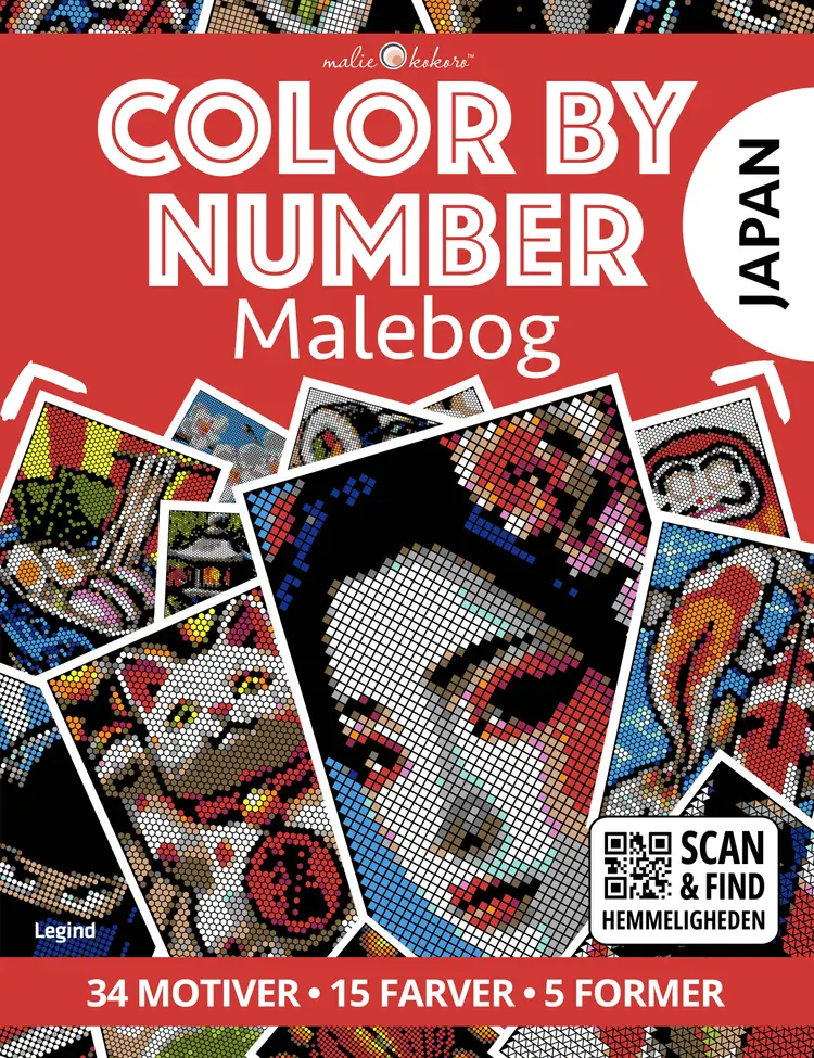 Malebob: Color by number - Japan af Malie Kokoro