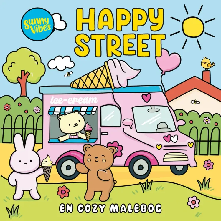 Happy Street: En cozy malebog af Sam Jayne