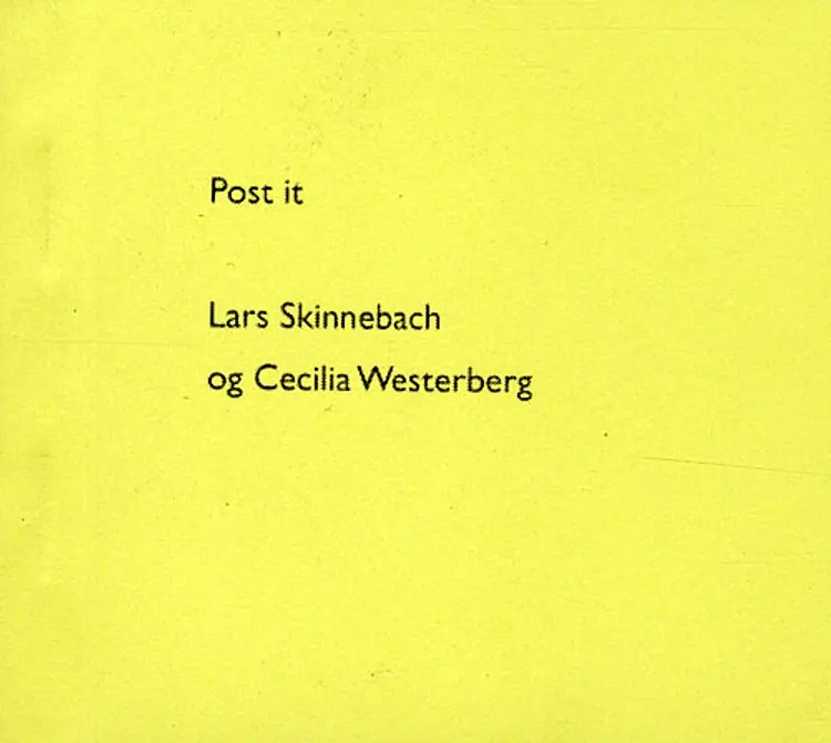 Post it af Lars Skinnebach