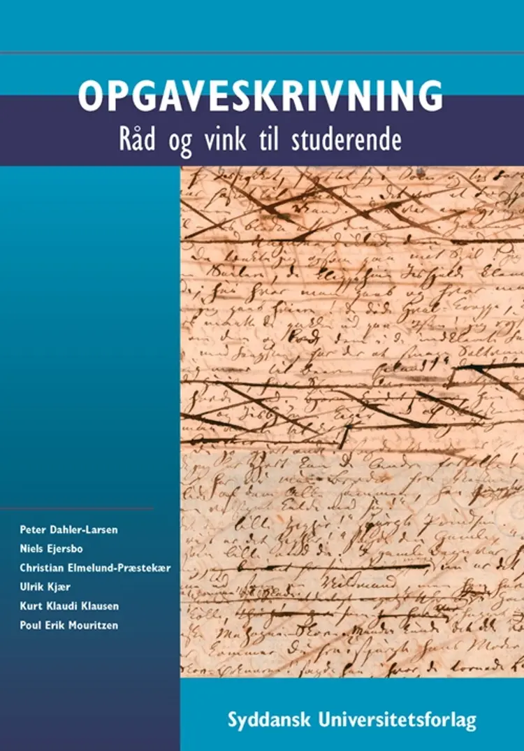 Opgaveskrivning af Peter Dahler-Larsen