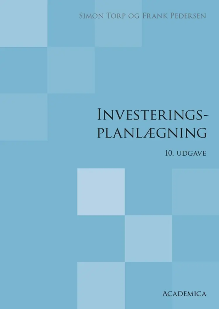 Investeringsplanlægning af Frank Pedersen