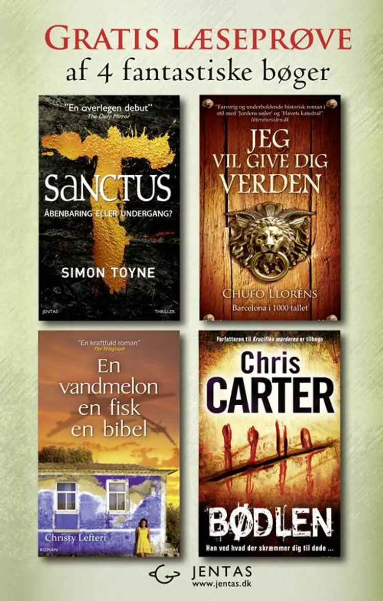 Læseprøve(gratis) - 4 fantastiske bøger 2, á 1 stk. af Jentas