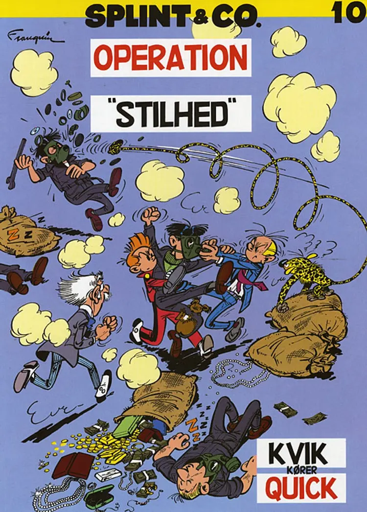 Operation Stilhed af André Franquin