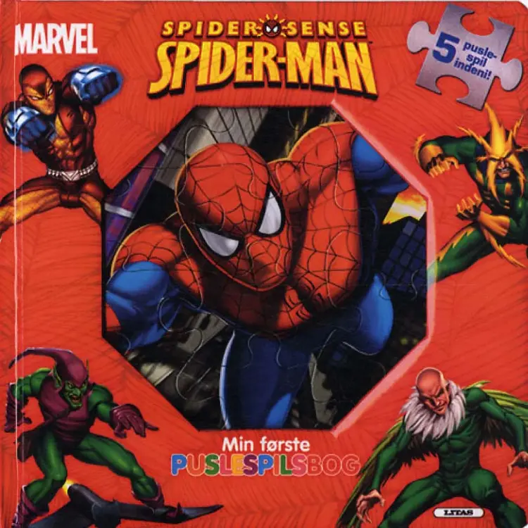 Min første Puslespilsbog, Spiderman