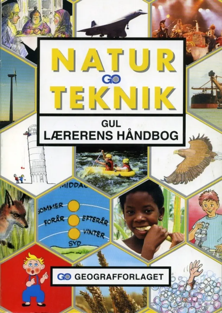 Natur/teknik gul af Helge Rasmussen