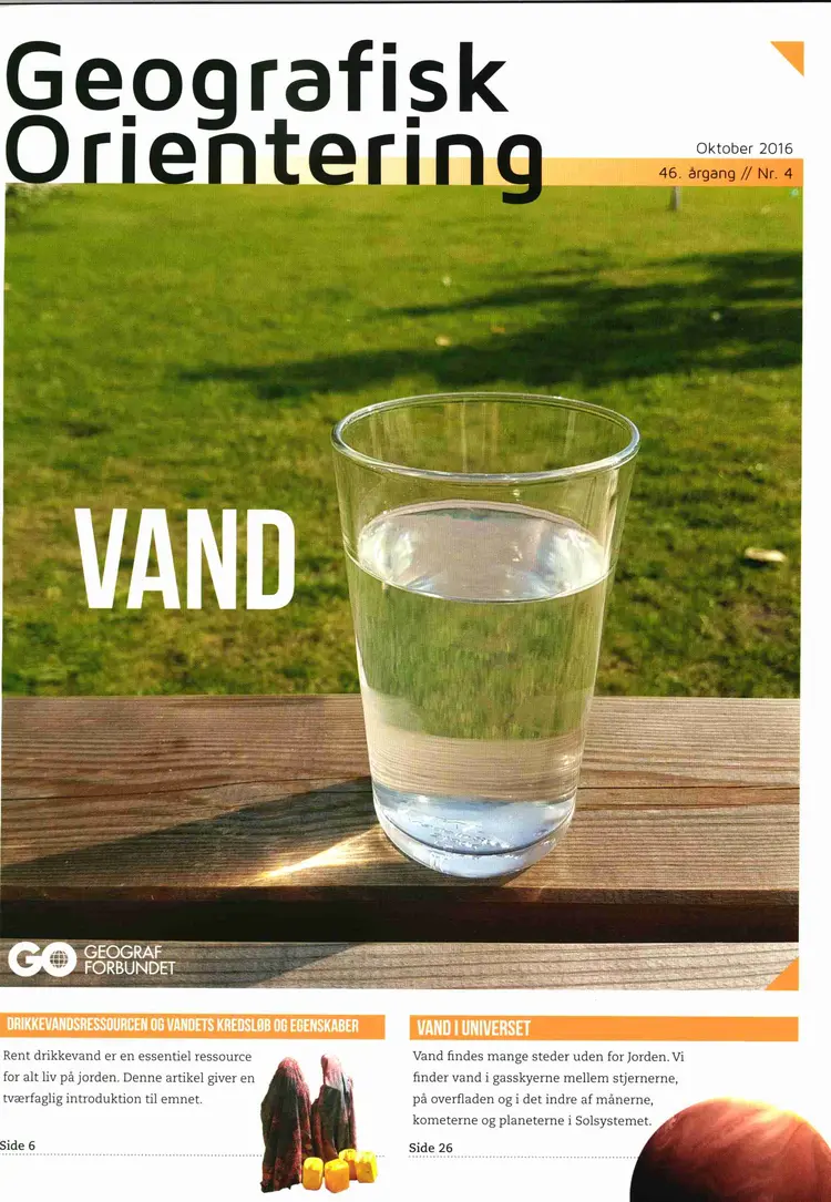 Geografisk Orientering 2016-4 af Geografforbundet