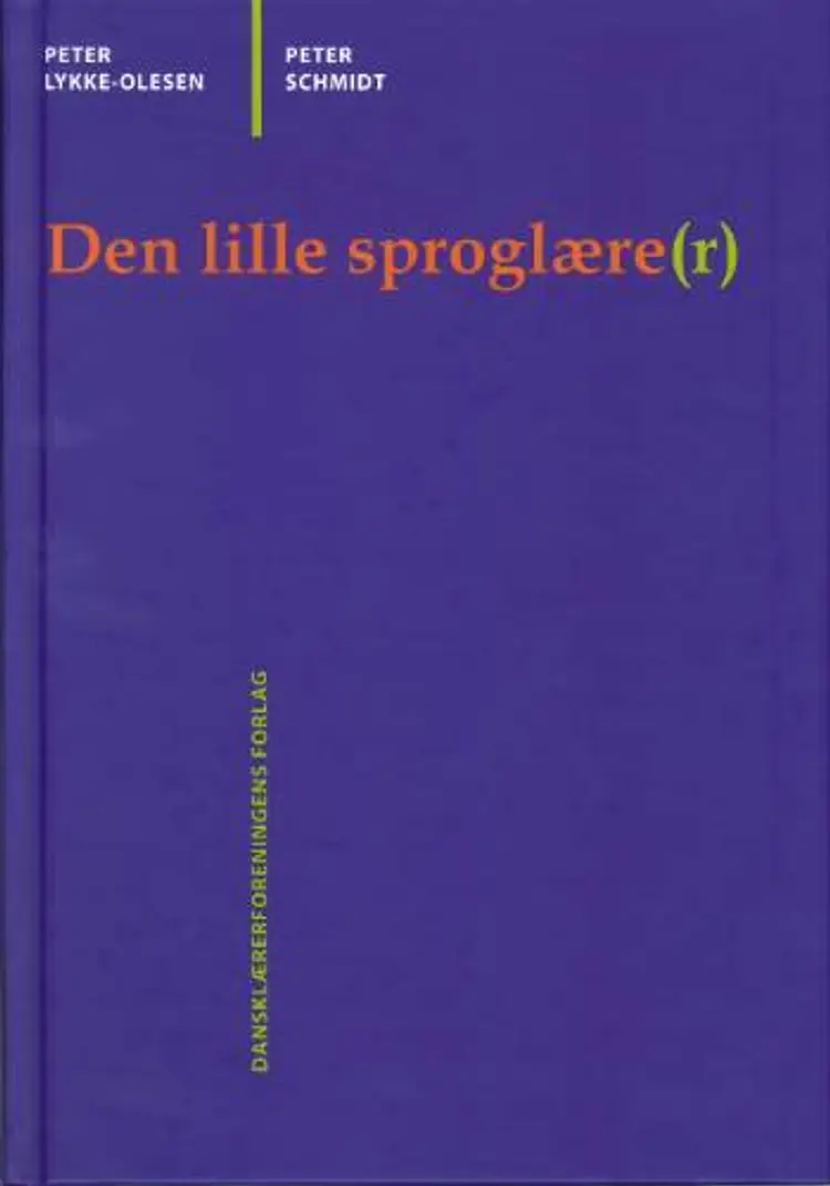 Den lille sproglære(r) af Peter Schmidt