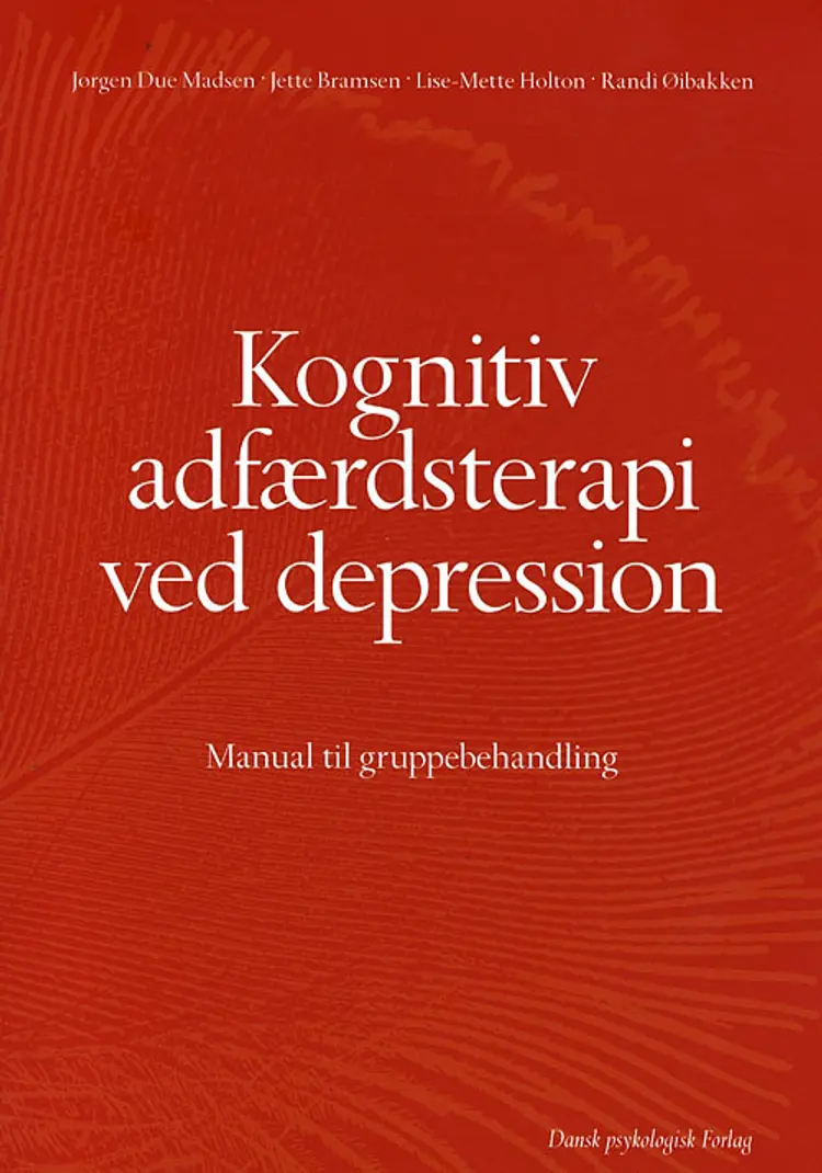 Kognitiv adfærdsterapi ved depression af Jørgen Due Madsen