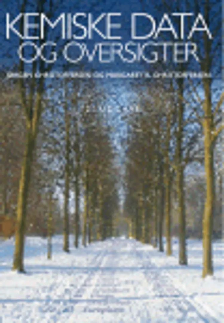 Kemiske data og oversigter af Margaret R. Christoffersen