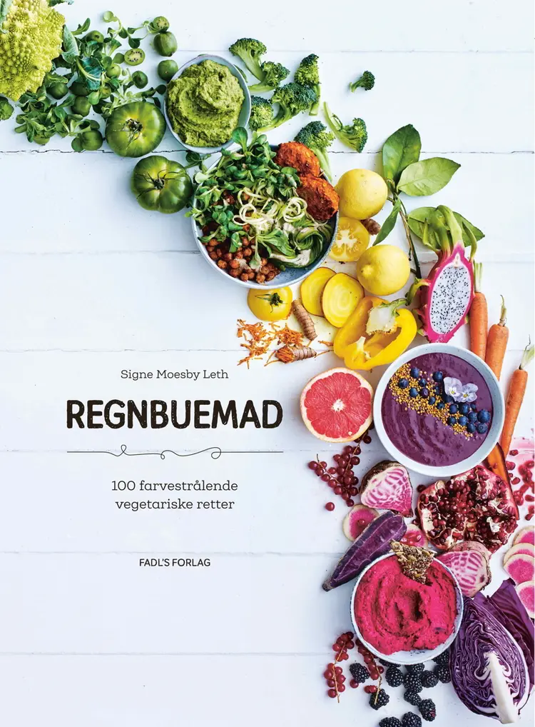 Regnbuemad af Signe Leth