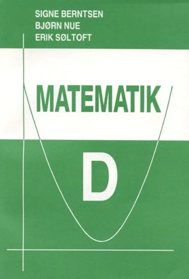Matematik D af Bjørn Nue