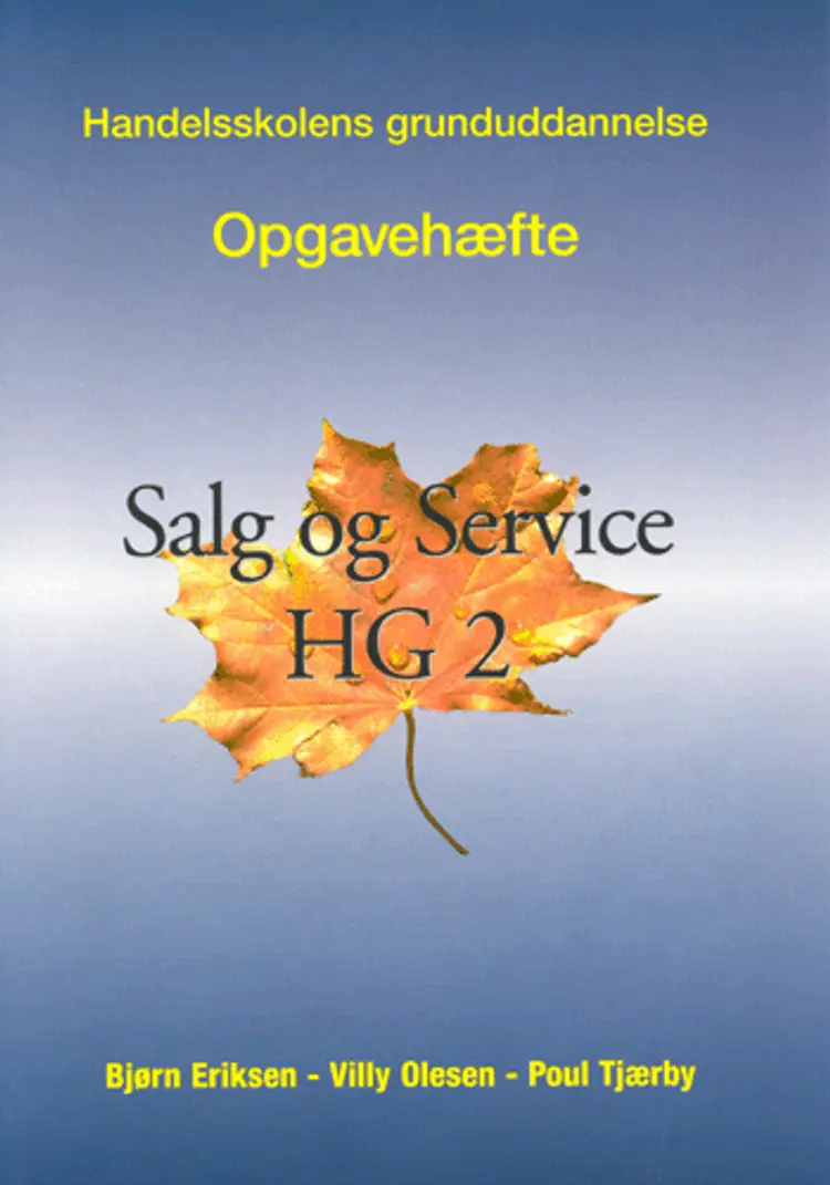Salg og Service HG2, niveau D & C af Bjørn Eriksen