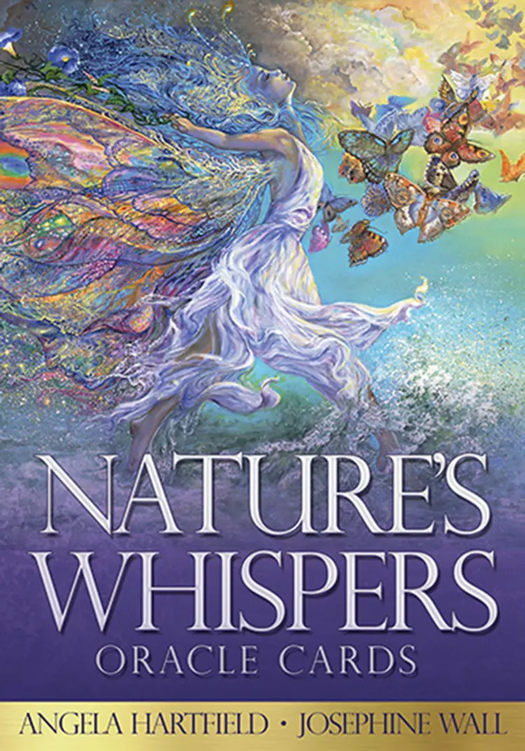 Nature´s Whispers Oracle Set med dansk guidebog af Angela Hartfield