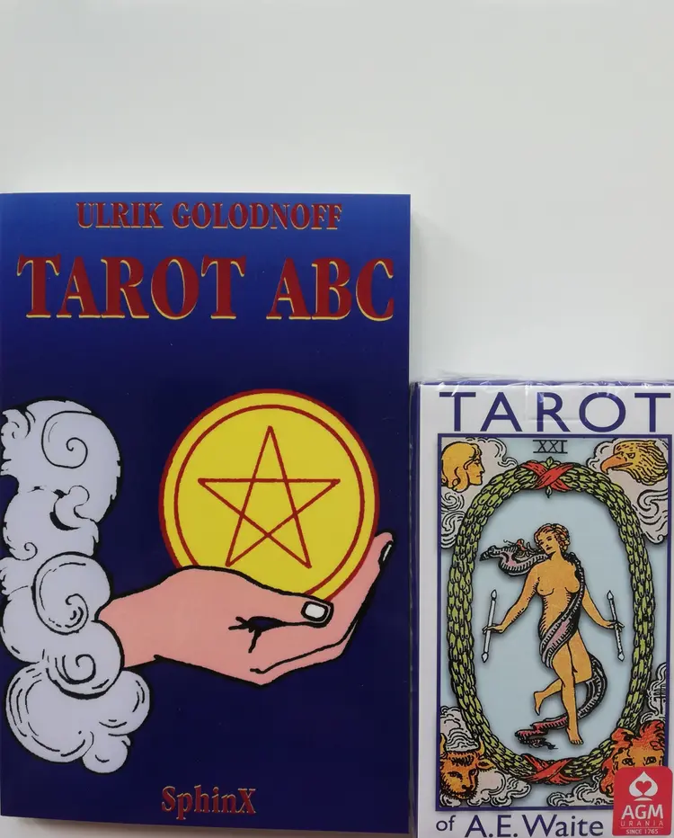 Begyndere tarot sæt (dk bog + kort eng) af Asta Erde