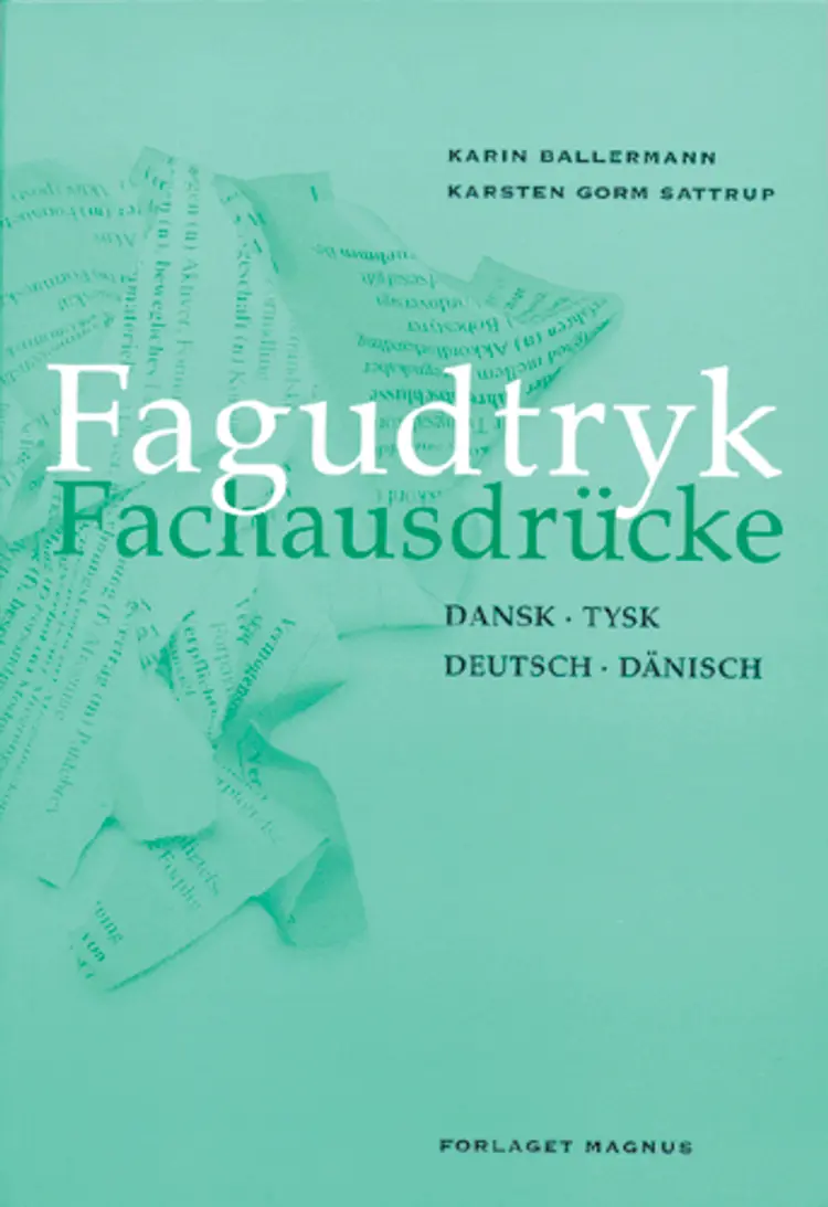 Fagudtryk - dansk-tysk af Karin Ballermann