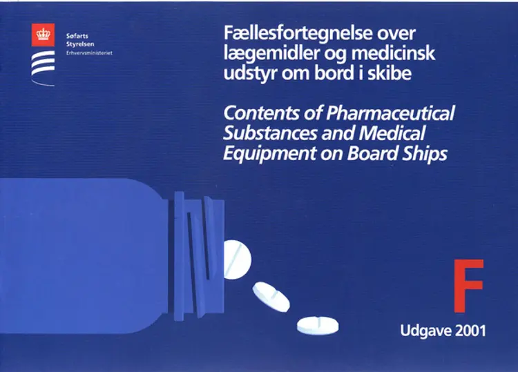 Fællesfortegnelse over lægemidler og medicinsk udstyr om bord i skibe