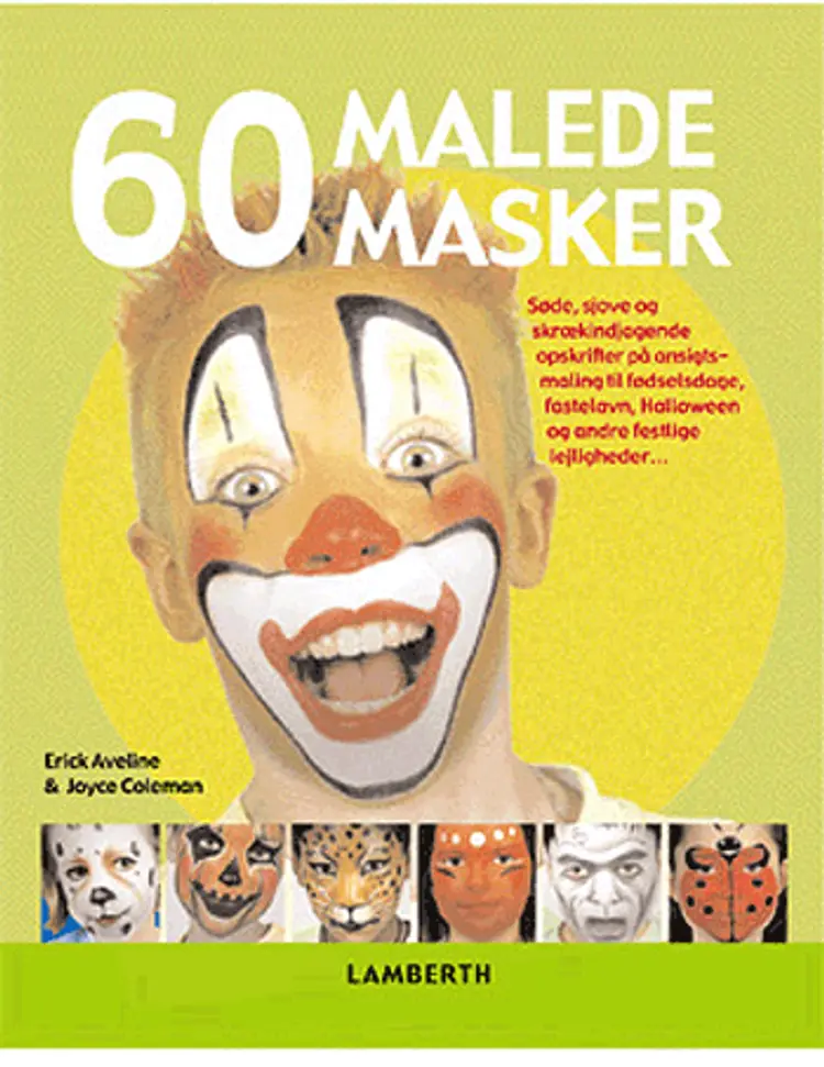 60 malede masker af Erick Aveline
