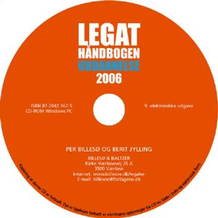 Legathåndbogen uddannelse CD-Rom