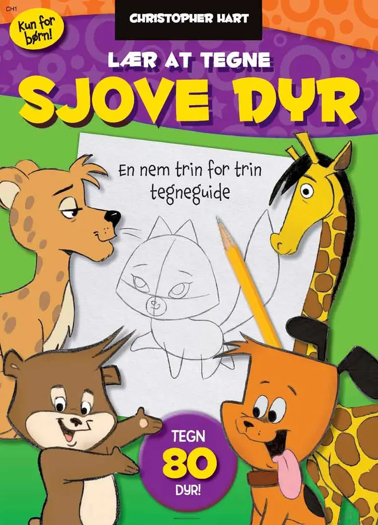 Lær at tegne sjove dyr af Christopher Hart