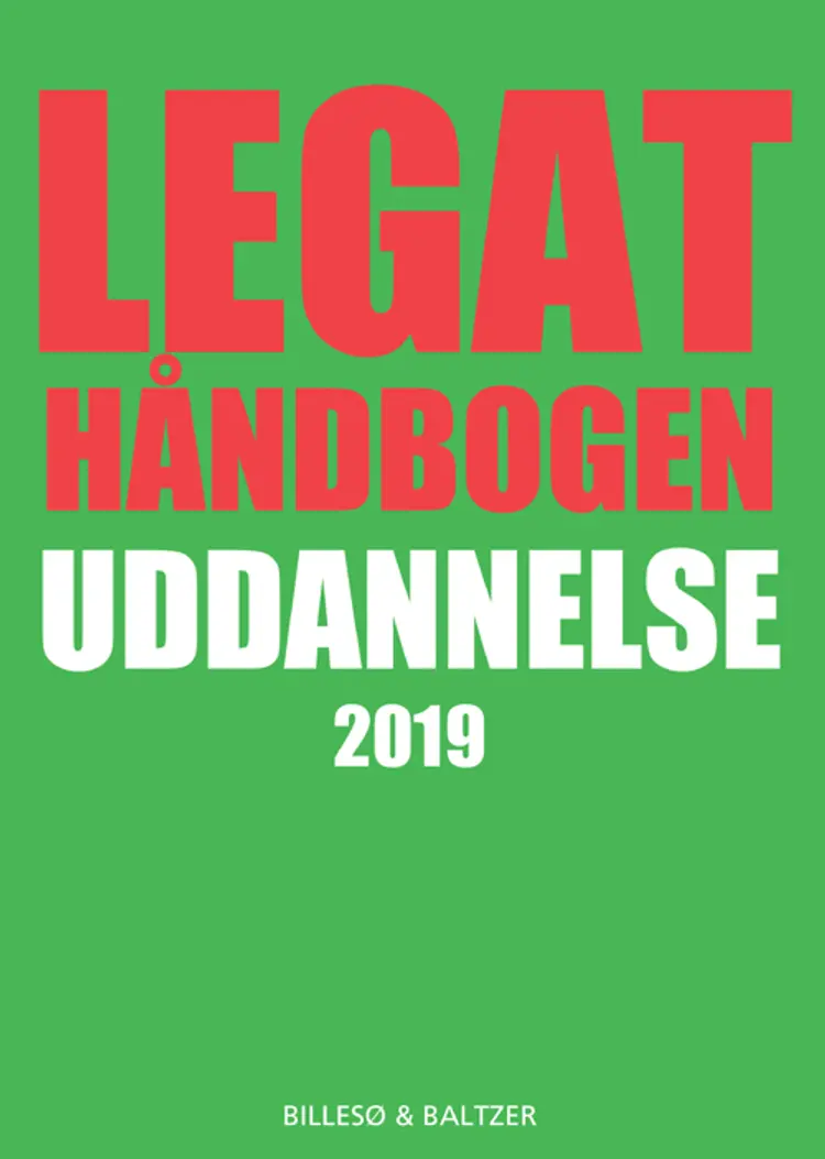 Legathåndbogen uddannelse 2019 af Per Billesø