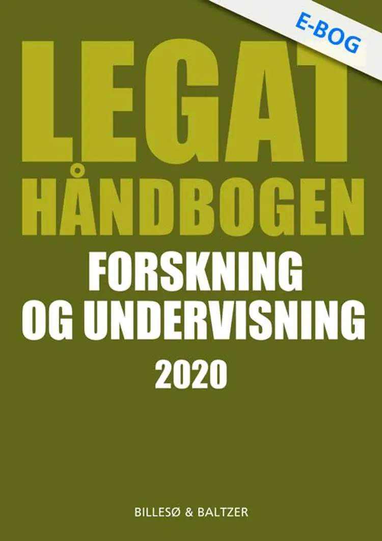 Legathåndbogen Forskning og undervisning 2020 af Per Billesø