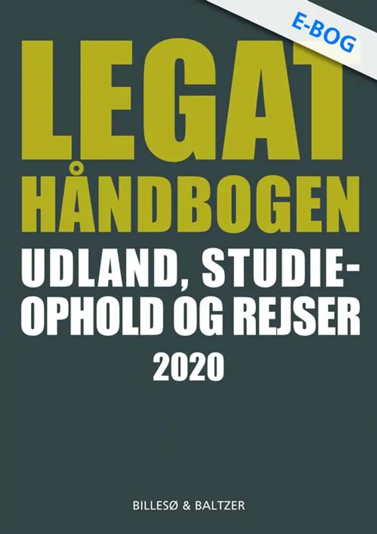 Legathåndbogen Udland, studieophold og rejser 2020 af Per Billesø