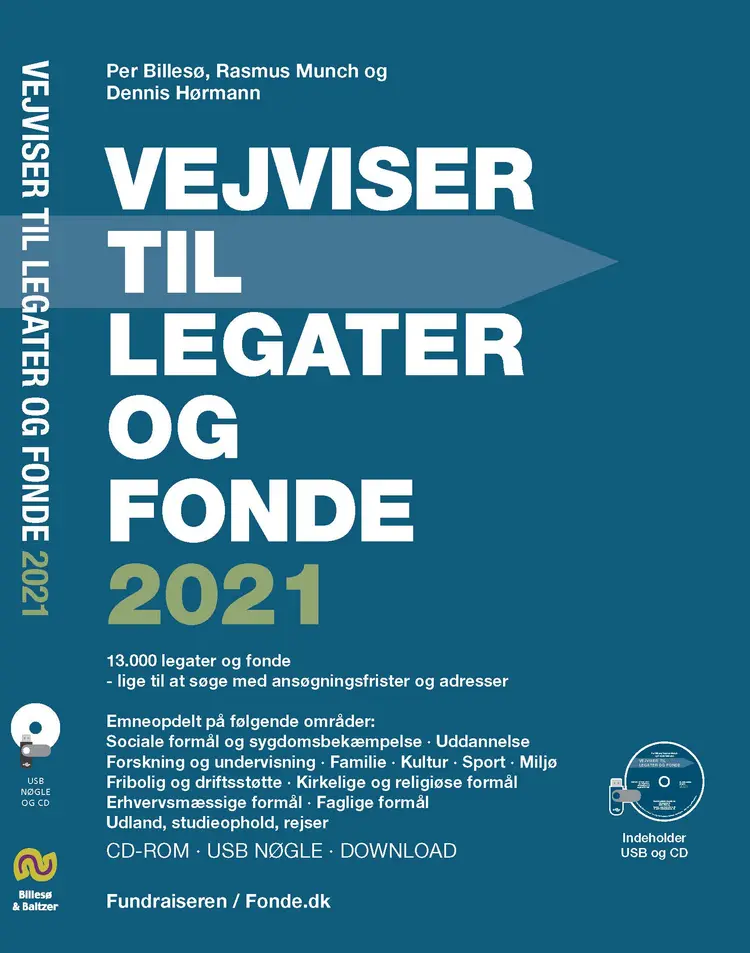 Vejviser til legater og fonde 2021 CD-ROM og USB af Per Billesø
