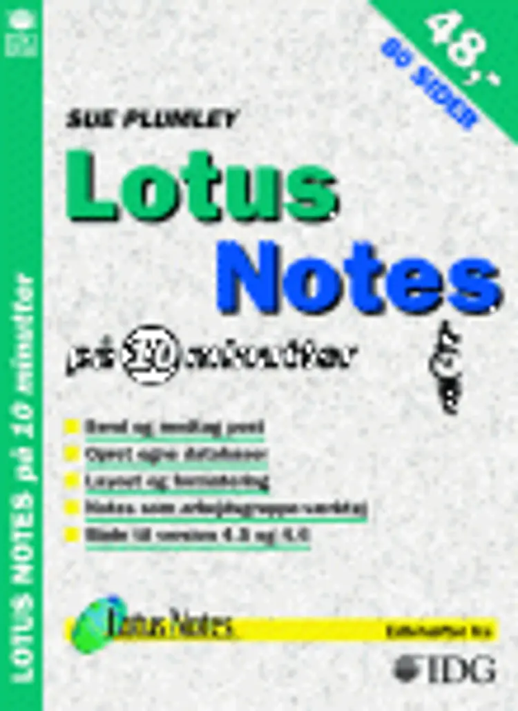 Lotus Notes på 10 minutter af Sue Plumley