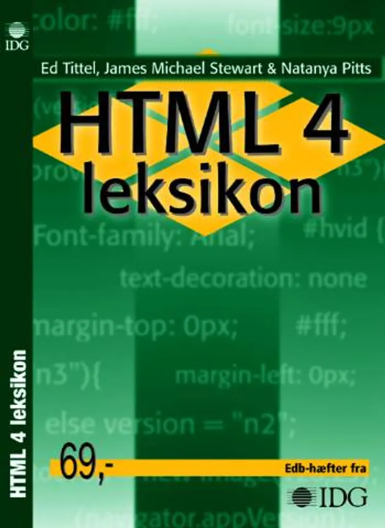 HTML 4 leksikon af James Michael Stewart