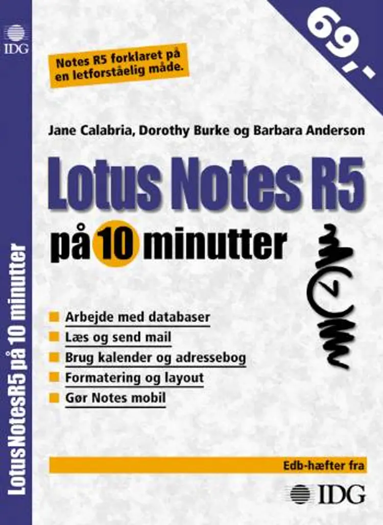 Lotus Notes R5 på 10 minutter af Dorothy Burke