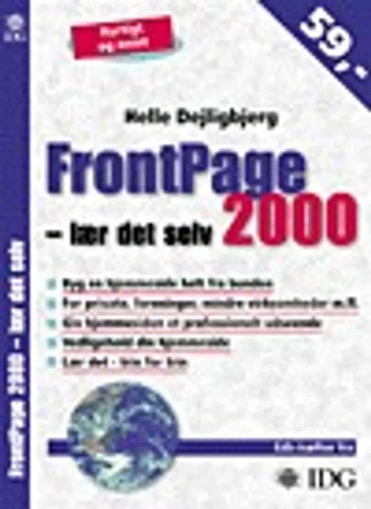 FrontPage 2000 - lær det selv af Helle Dejligbjerg