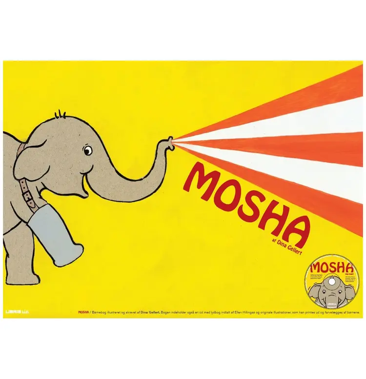 Mosha lille gratis plakat af Dina Gellert