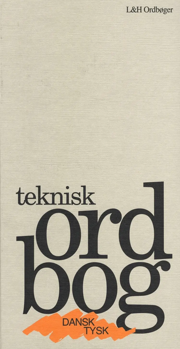 Teknisk Ordbog, Dansk-Tysk/Tysk-dansk af Thomas Arentoft Nielsen