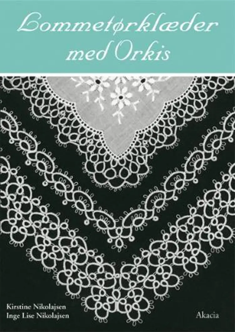 Lommetørklæder med orkis af Kirstine Nikolajsen Inge Lise Nikolajsen
