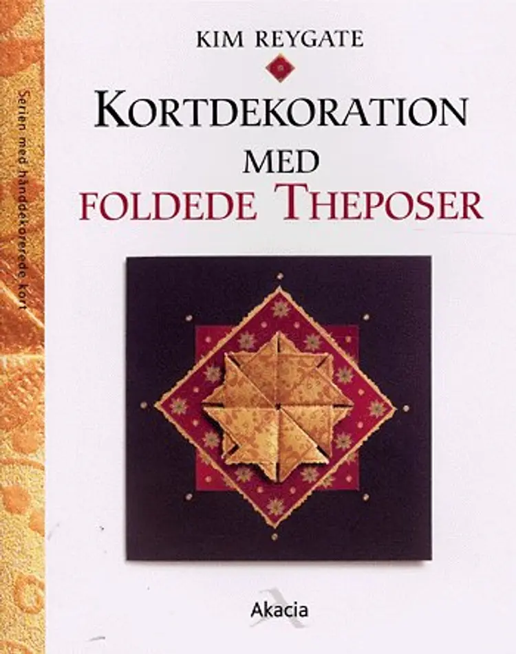 Kortdekoration med foldede theposer af Kim Reygate