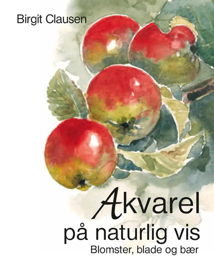Akvarel på naturlig vis af P.E. Nikolajsen