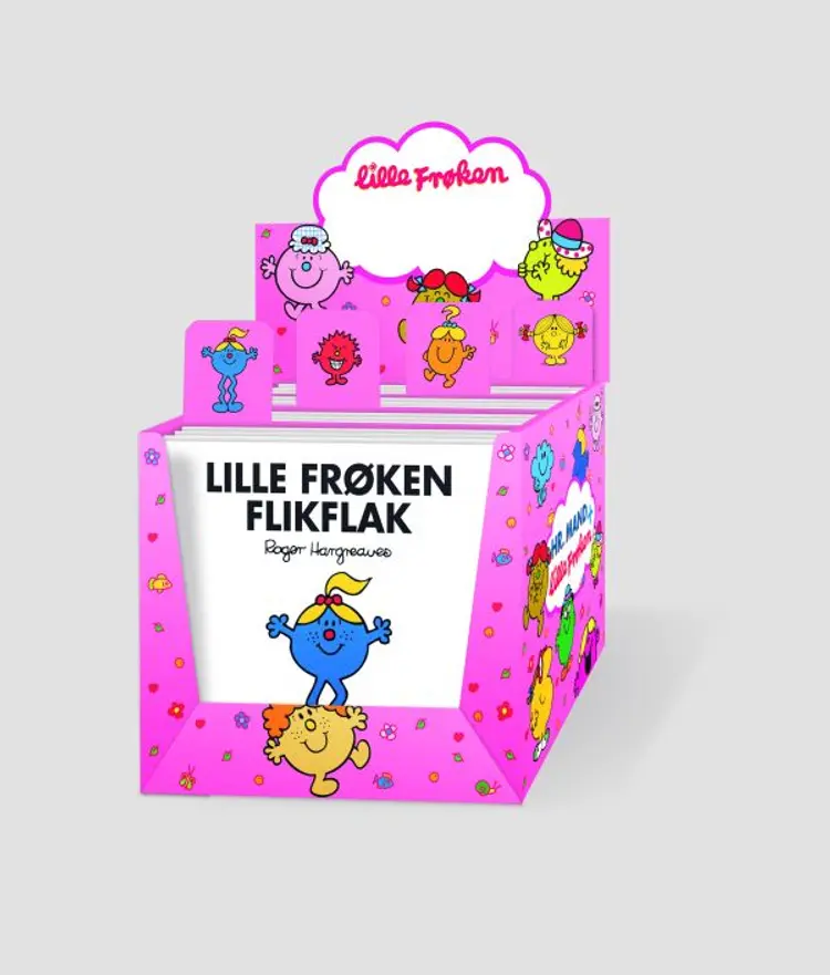 Lille Frøken æske - inklusiv 24 Lille Frøken bøger af Roger Hargreaves
