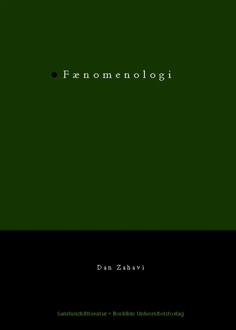 Fænomenologi af Dan Zahavi