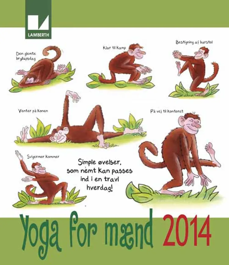 Yoga for mænd kalender 2014