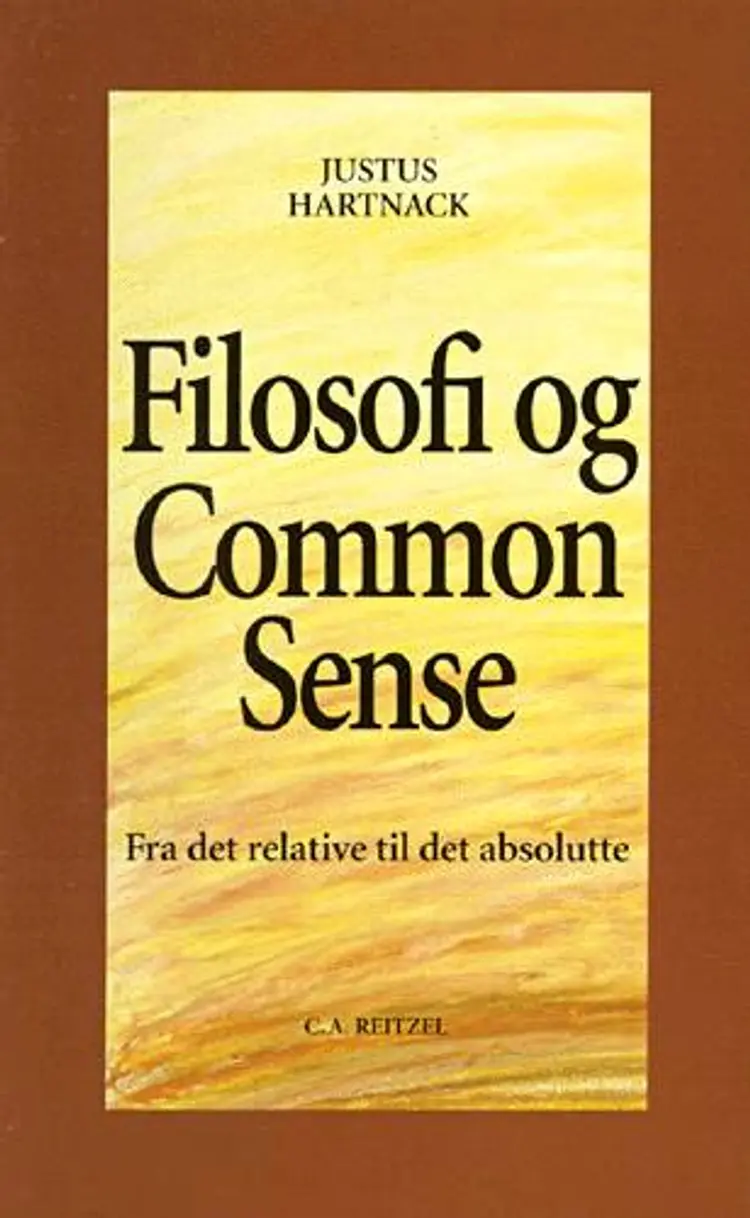 Filosofi og common sense af Justus Hartnack