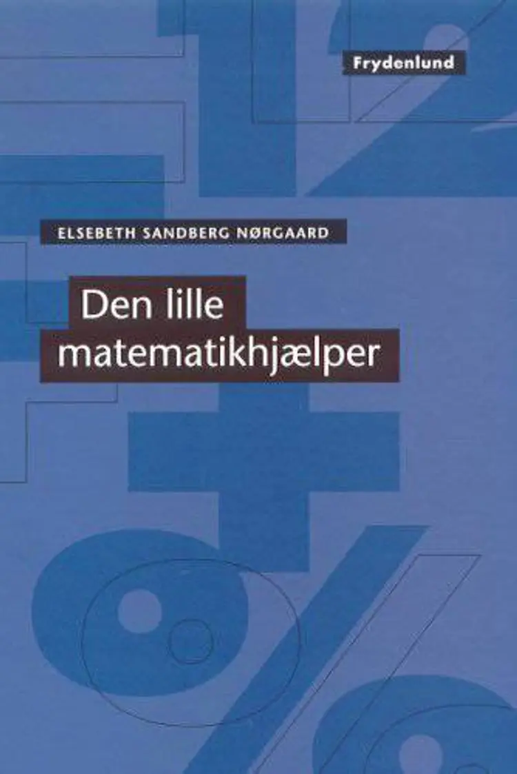 Den lille matematikhjælper af Elsebeth Sandberg Nørgaard