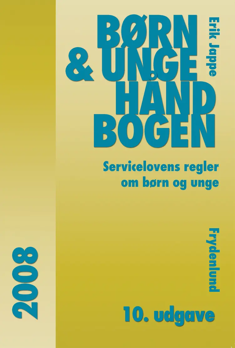 Børn & Unge Håndbogen 2008 af Erik Jappe