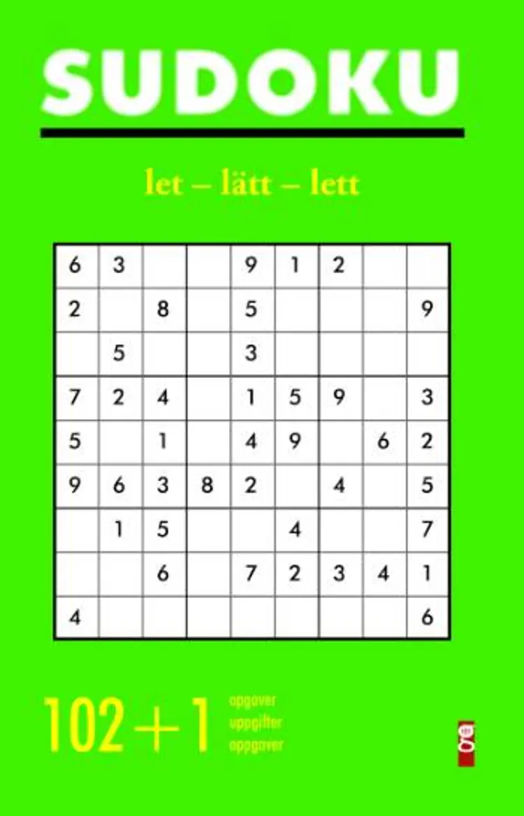 SUDOKU - Let af Carsten Straaberg